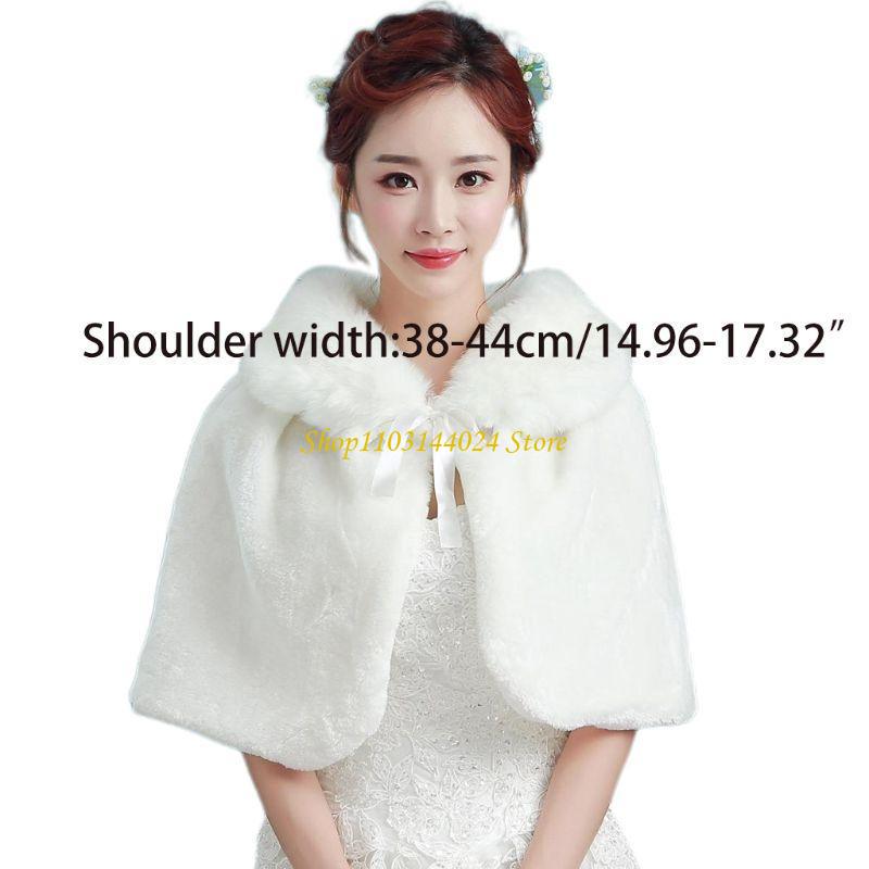 N5KE レディース 冬 厚みのある プラッシュ ラップ ス - Stole Wedding Shawl のレビューと価格