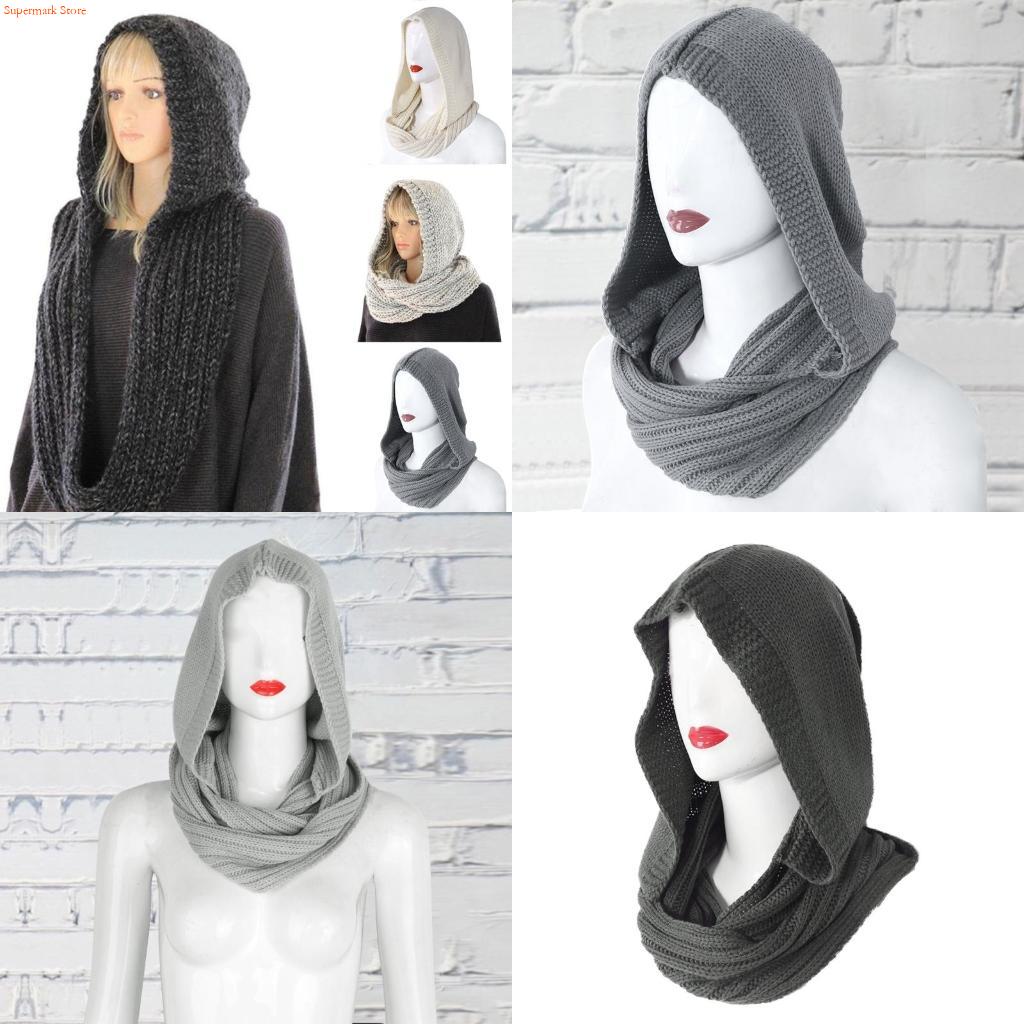 Q5WE 冬の女性厚いケーブル ニット リブ インフィニティ - Infinity Scarf Knit のレビューと価格