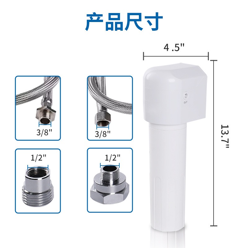 WFC5300A シンク下浄水器システム 高流量 IAPMO - Bow Tie Pre Tied のレビューと価格