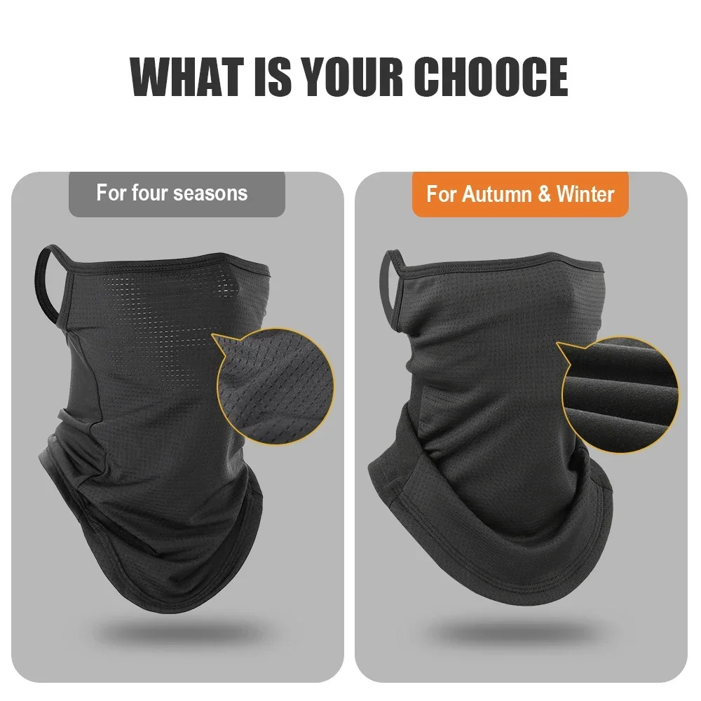 冬暖かいバンダナハーフフェイスマスクハングイヤーネックウォー - Neck Warmer Tube のレビューと価格