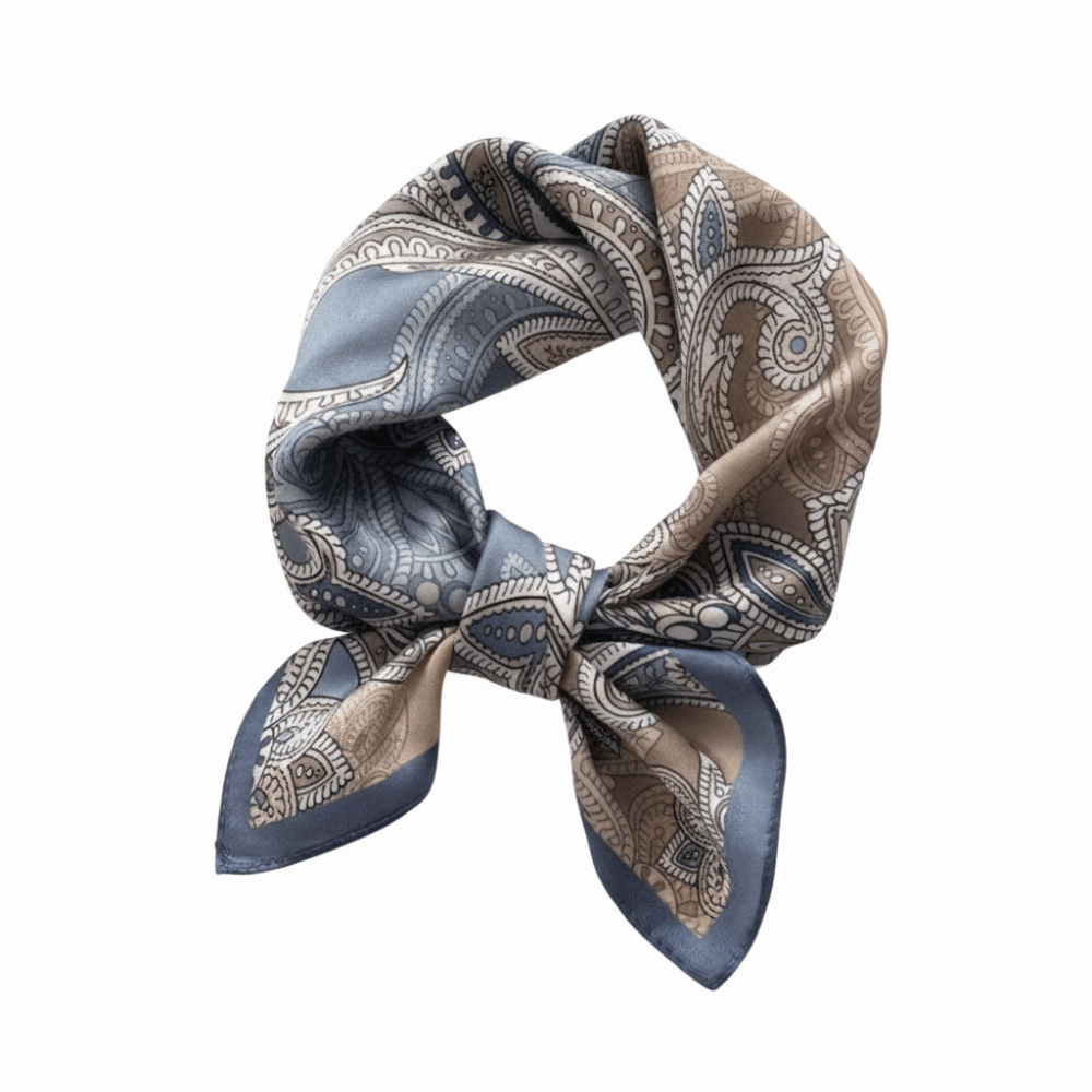 シルク素材のシルクスクエアスカーフ、花柄プリント、柔らかい質 - Scarf Silk Square のレビューと価格