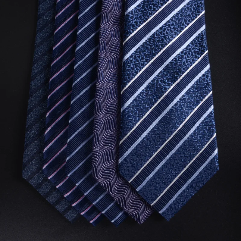 シルク100% のメンズネクタイドレスビジネス新郎結婚式職業 - Silk Tie Striped のレビューと価格