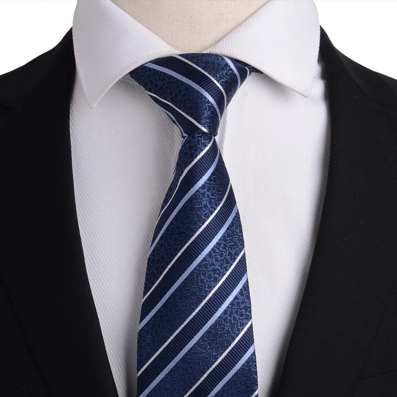 シルク100% のメンズネクタイドレスビジネス新郎結婚式職業 - Silk Tie Striped のレビューと価格